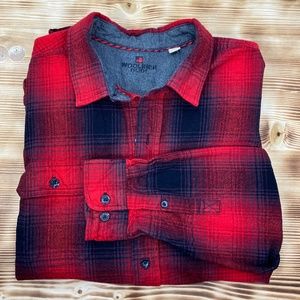 Woolrich Men's Bushed Plaid Flannel L/S Sz XXL